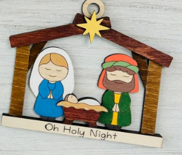 Nativity Ornament Paint Kit