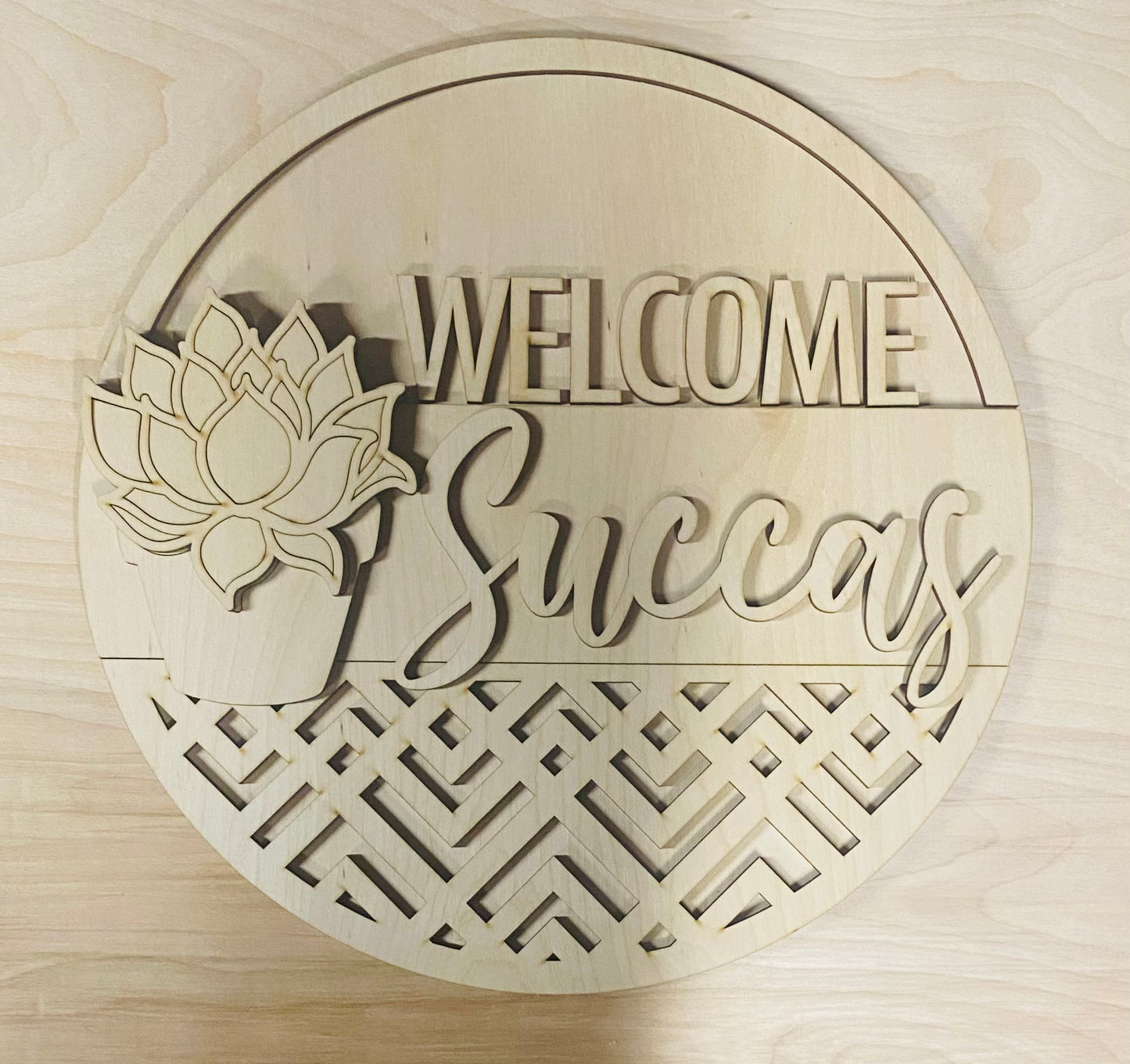 Welcome Succas Door Hanger Paint Kit