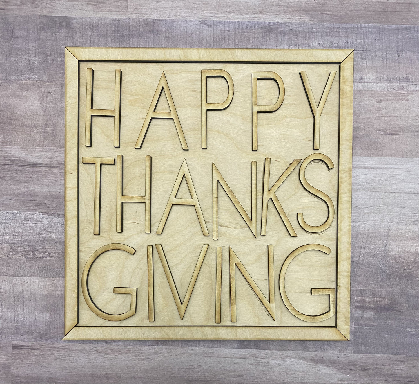 Happy Thanksgiving Interchangeable Ladder/Frame Tile Kit