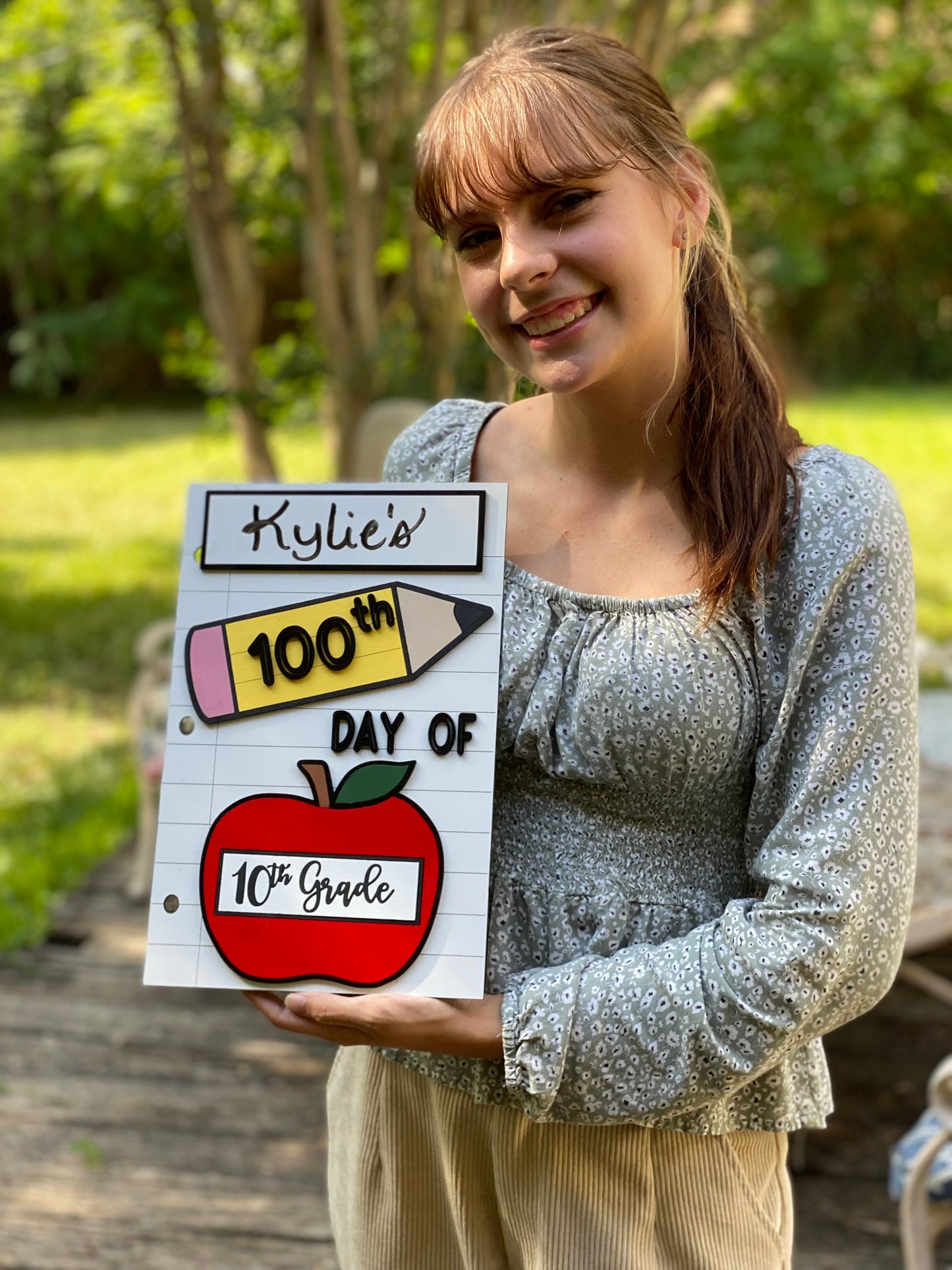 Back to School Sign / Interchangeable Back to School Sign / Back to School / First Day of School / Last Day of School / Personalized School