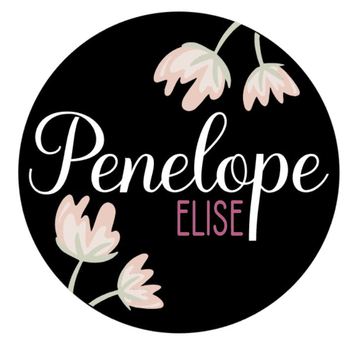 Penelope Custom Floral Name Sign