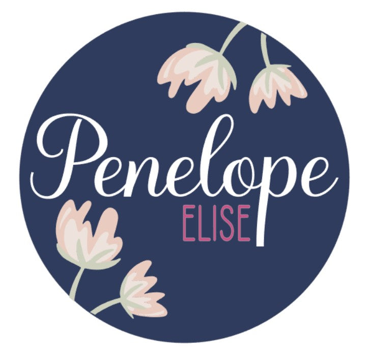 Penelope Custom Floral Name Sign