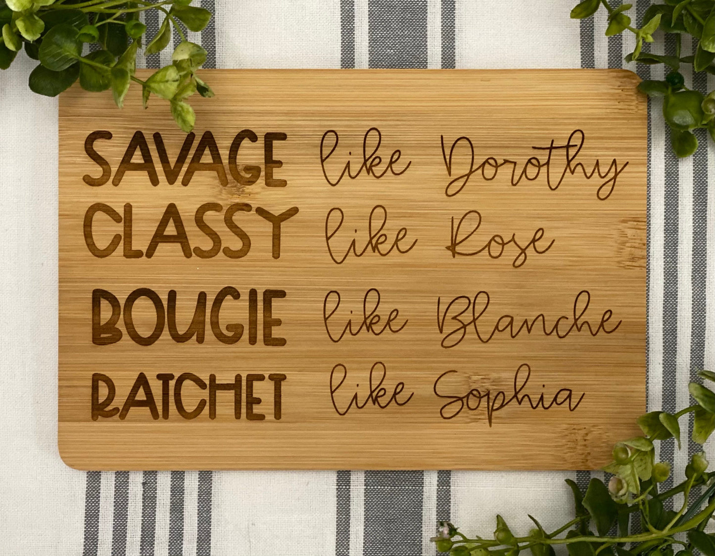 Engraved Cutting Boards 6x8