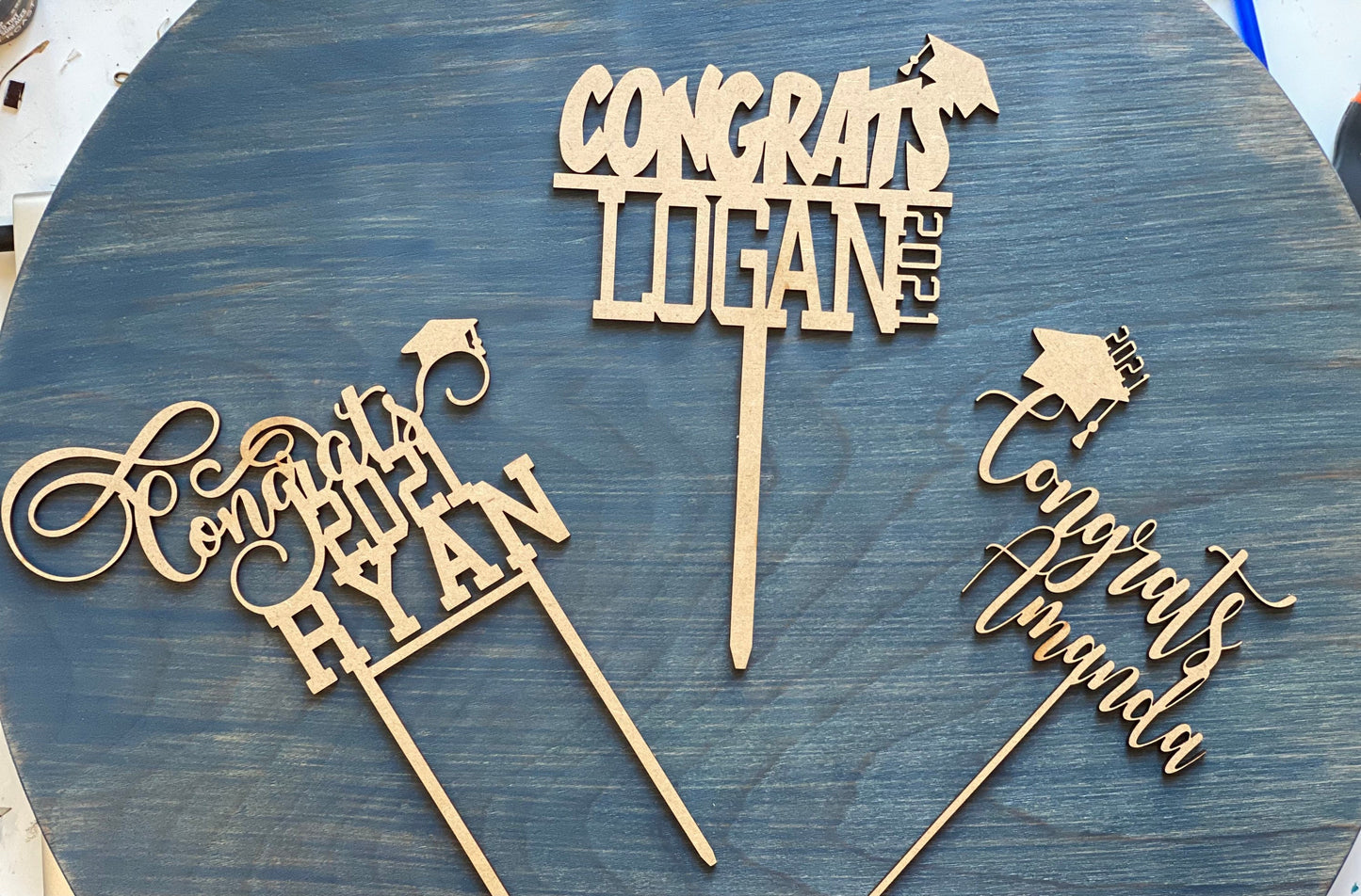 Cake Topper // Graduation Cake Topper // Graduation 2023 // Cake Decoration // Class of 2023 // Personalized Cake Topper