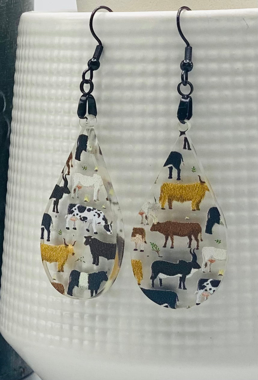 Cowgirl Chic Acrylic Earrings