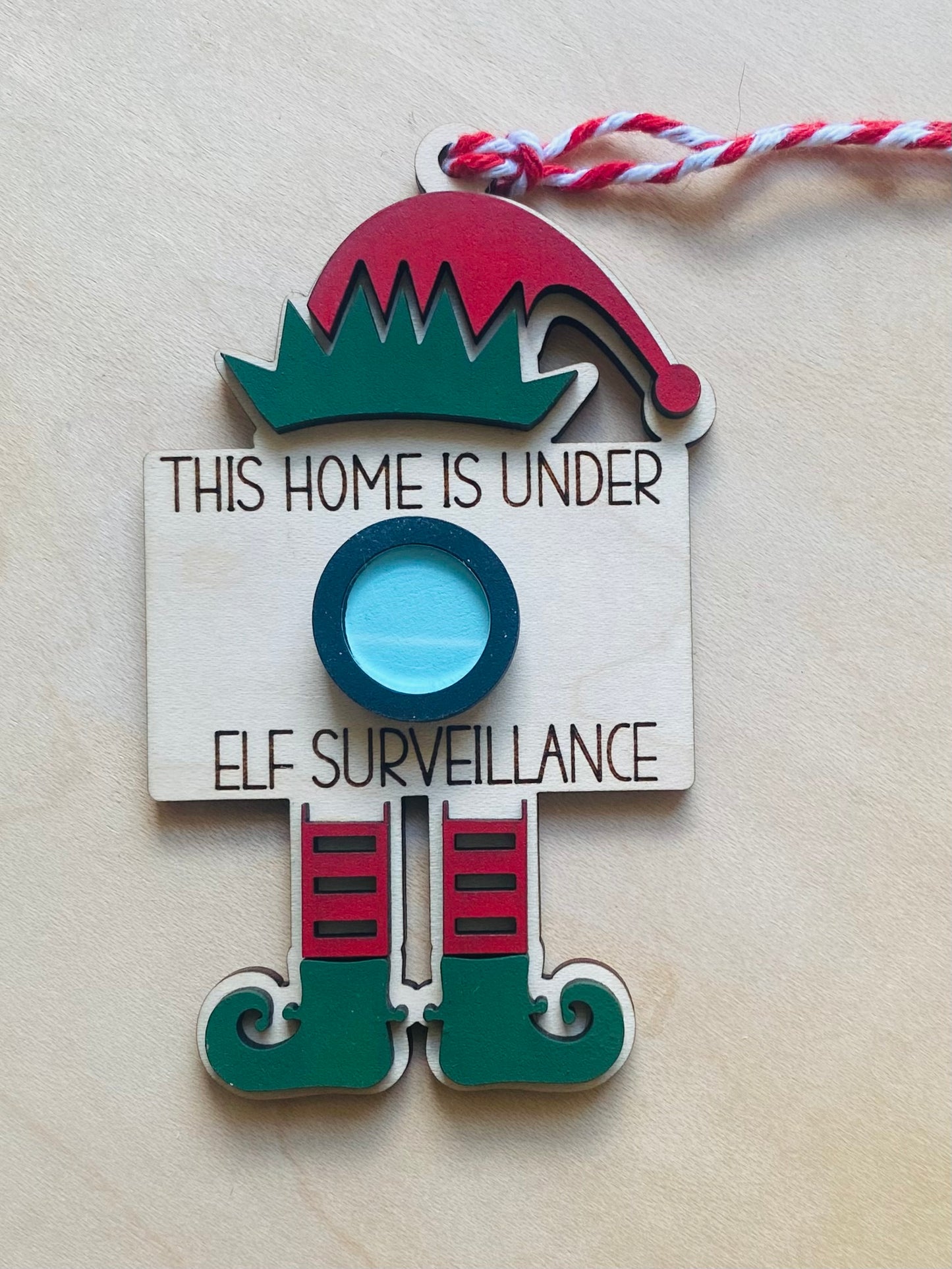 Elf Surveillance Ornament