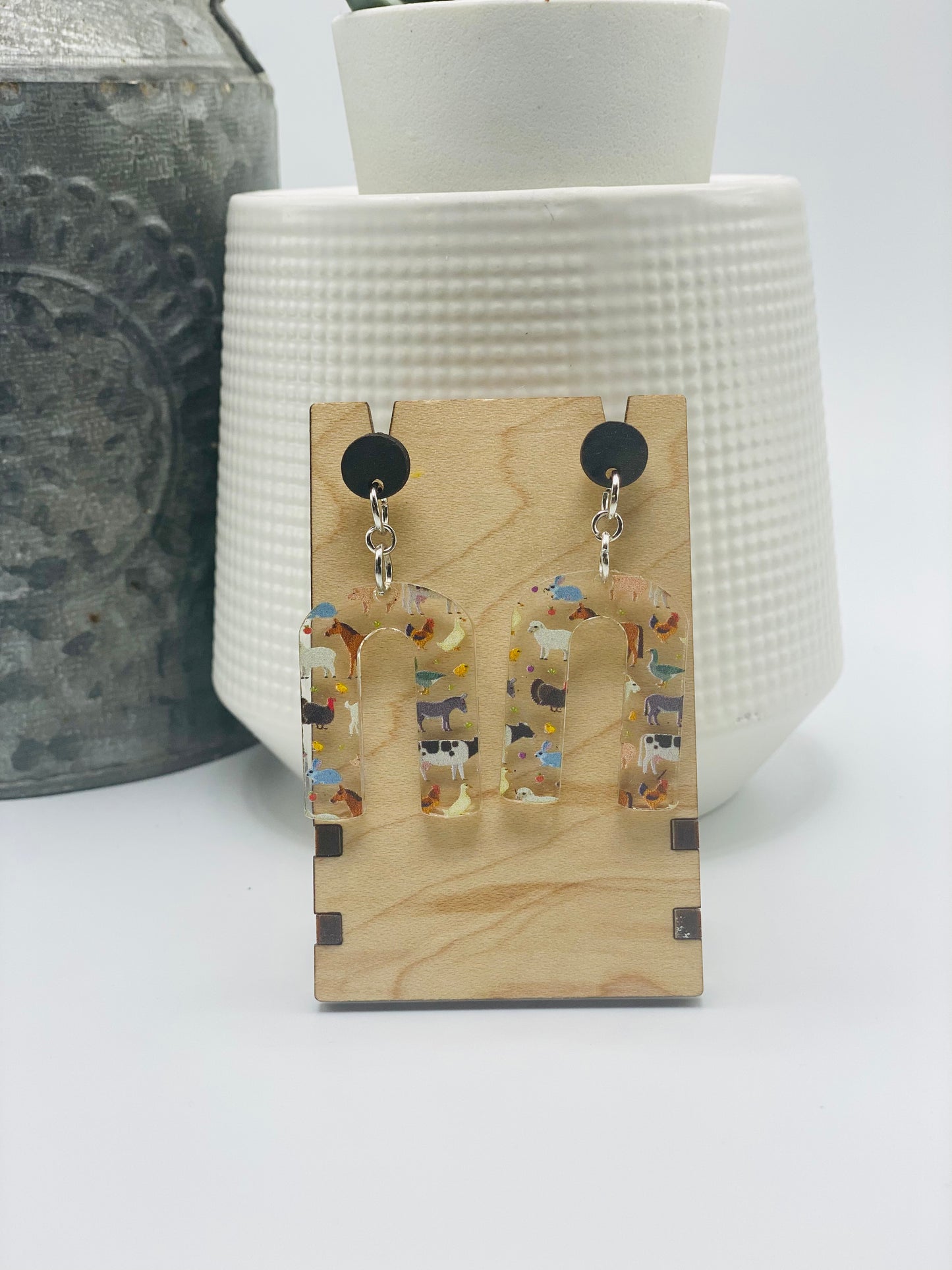 Cowgirl Chic Acrylic Earrings