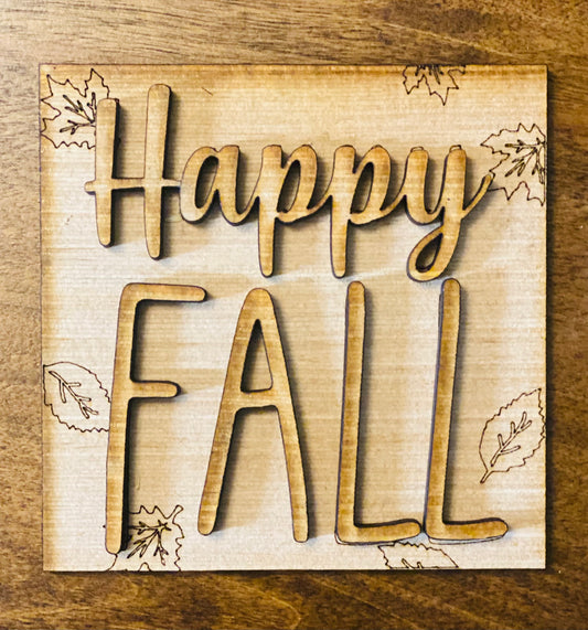 Happy Fall Tile Inserts