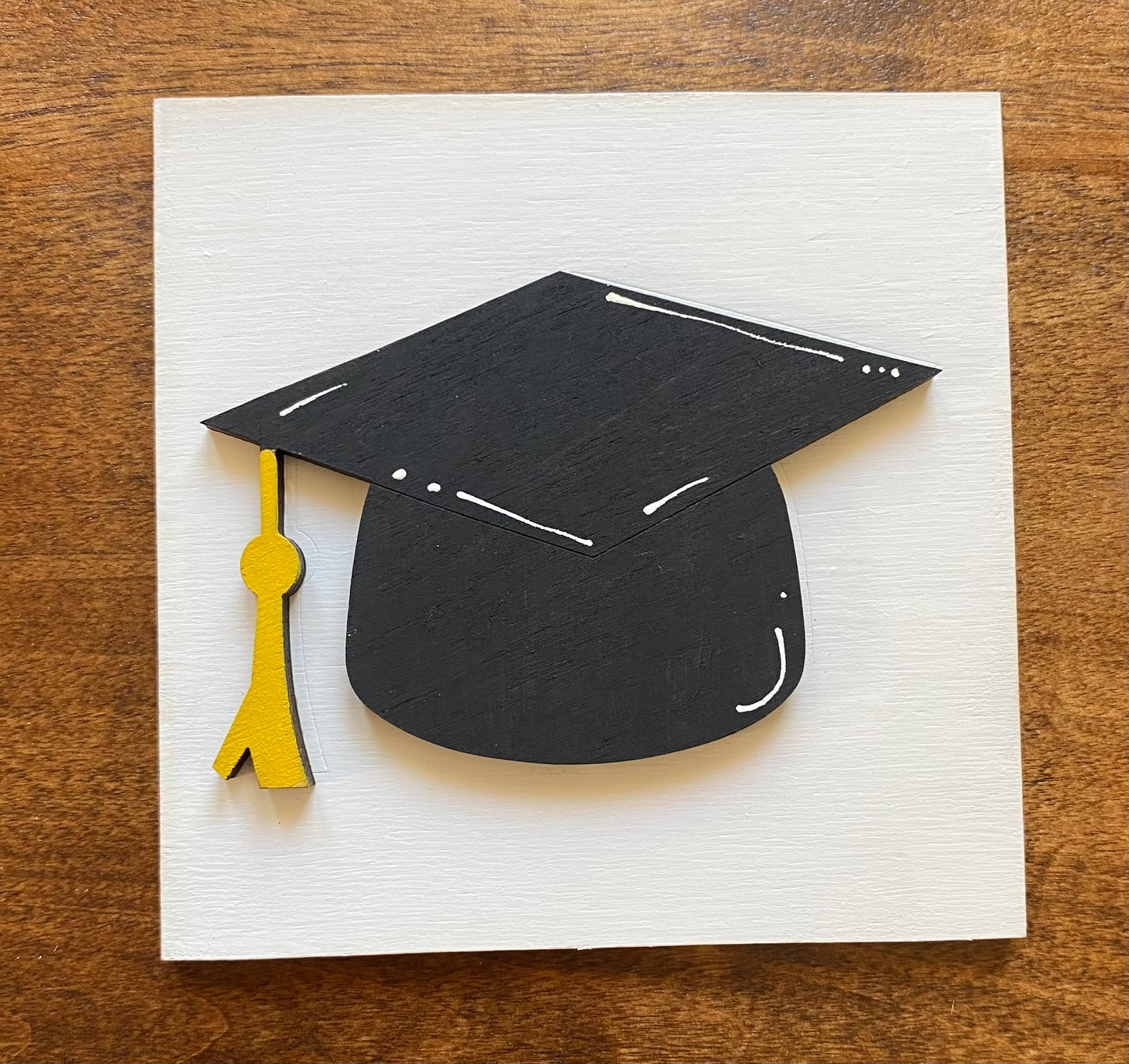 Graduation Cap Tile Insert