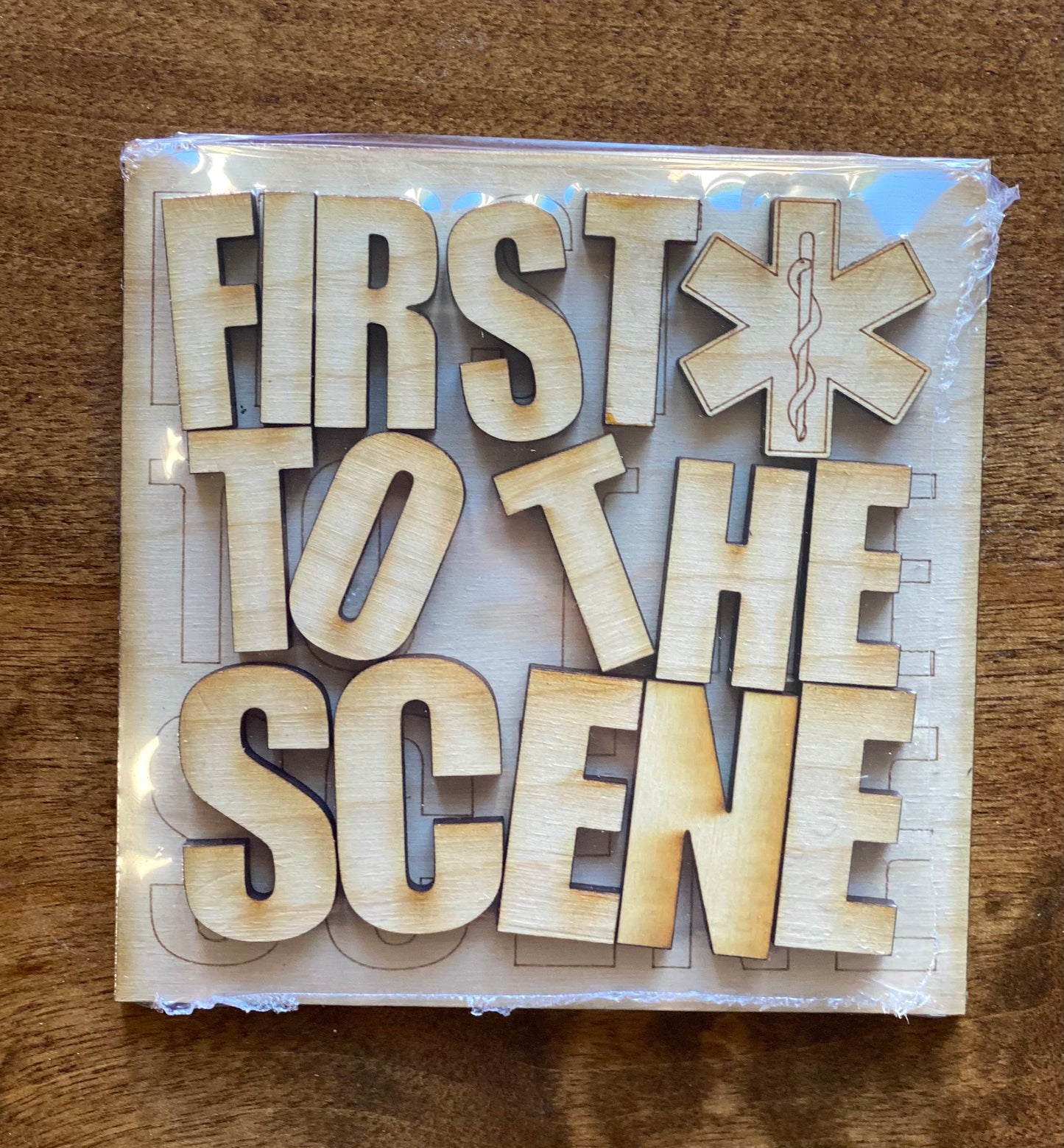 First To The Scene Tile Insert