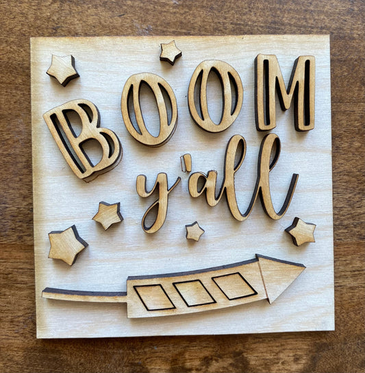 Boom Y'all Tile Insert