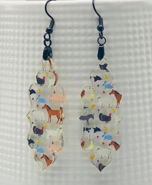 Cowgirl Chic Acrylic Earrings