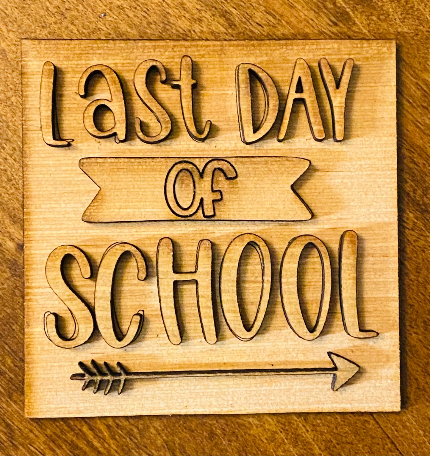 Last Day of School Tile Insert