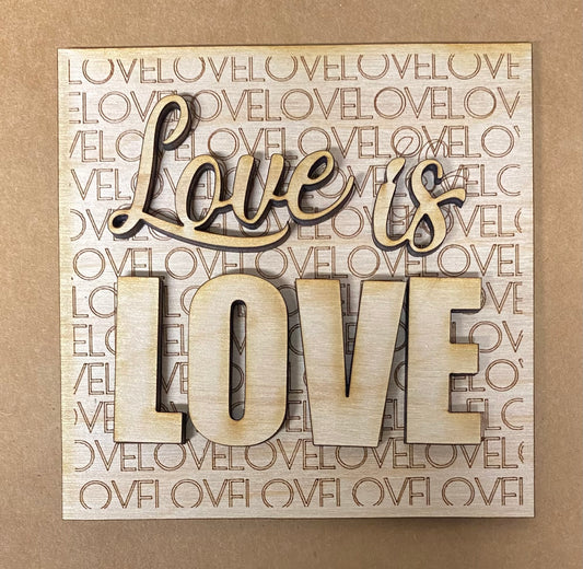 Love is LOVE Tile Insert