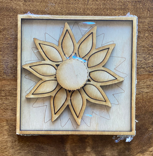 Layered Sunflower Tile Insert