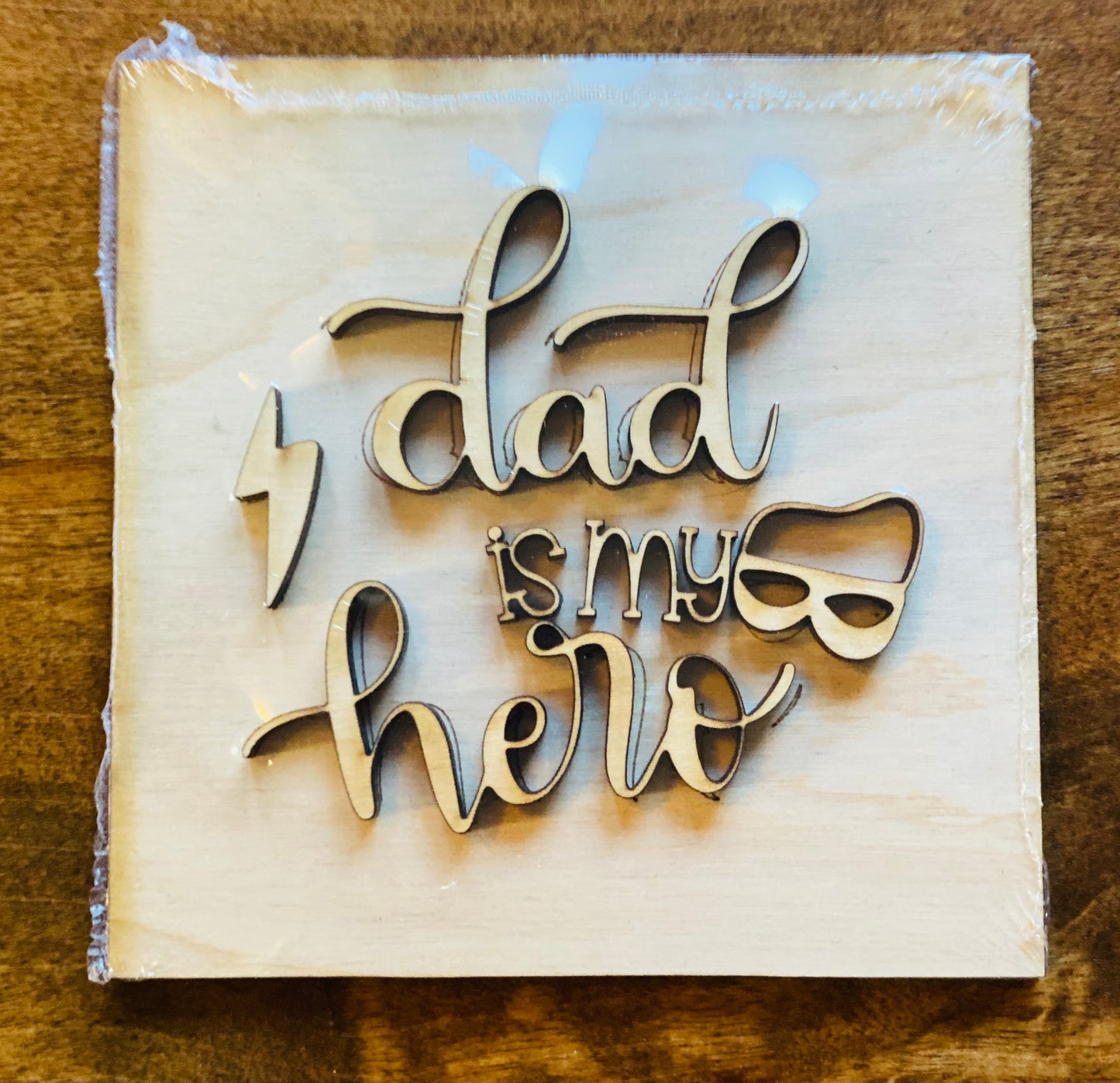 Dad Is My Hero Tile Insert