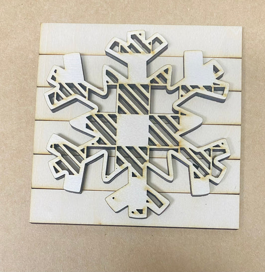 Snowflake Interchangeable Tile Insert